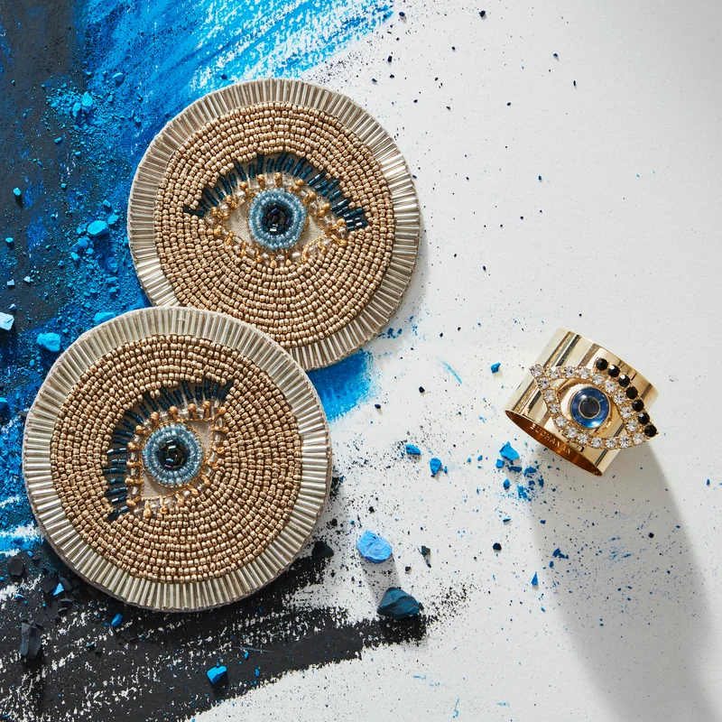 Serviettenringe "Evil Eye" – 2er-Set
