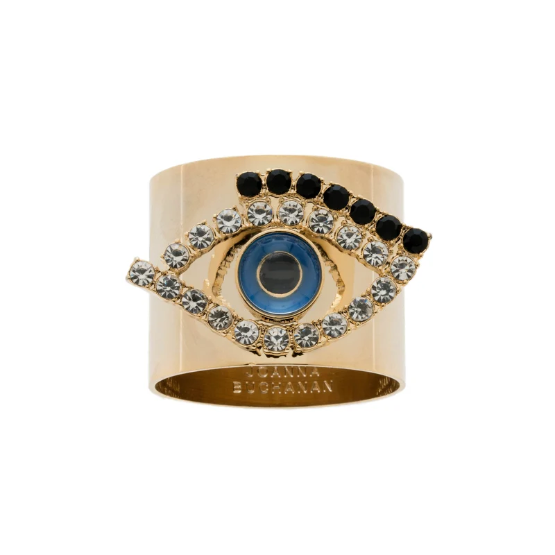 Serviettenringe "Evil Eye" – 2er-Set