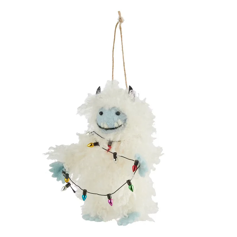 HANG ON Baumhänger Yeti mit Lichtern