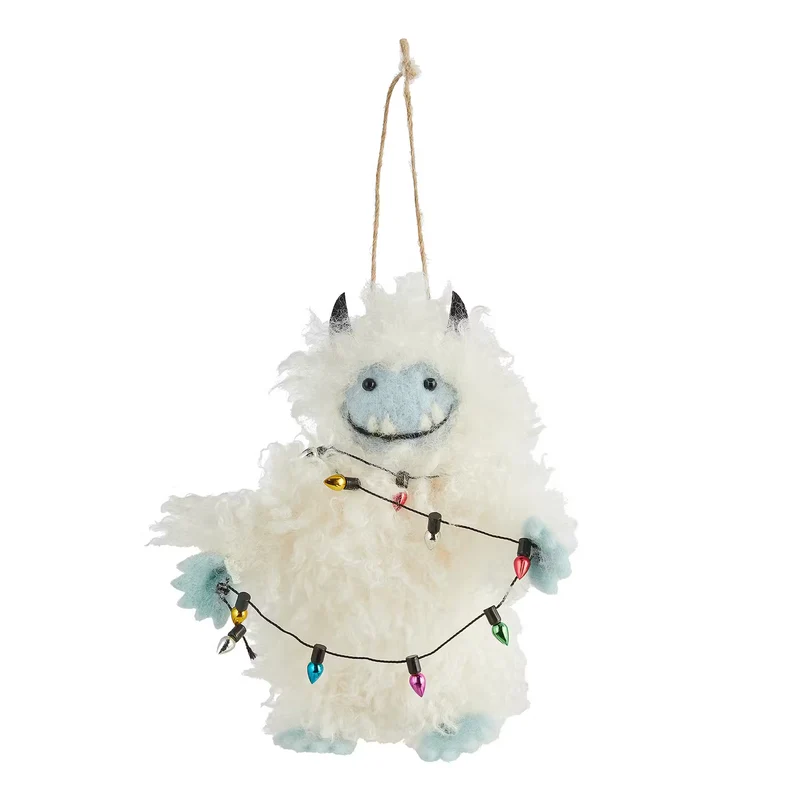 HANG ON Baumhänger Yeti mit Lichtern