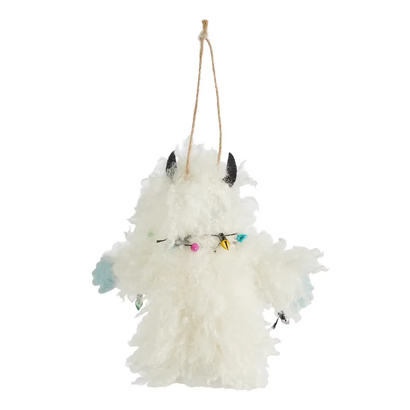 HANG ON Baumhänger Yeti mit Lichtern