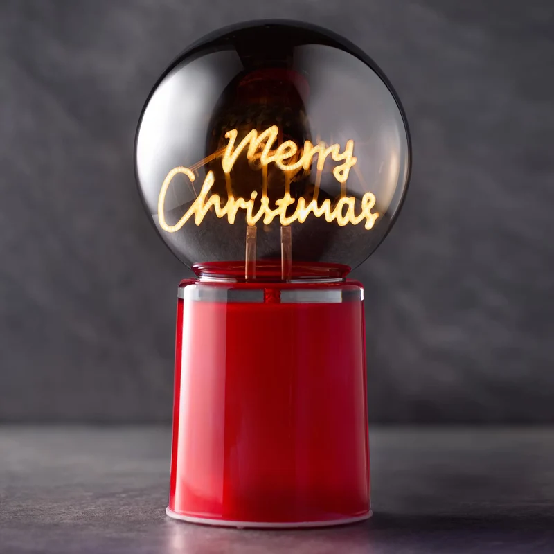GLOW BALL Kugel Merry Xmas