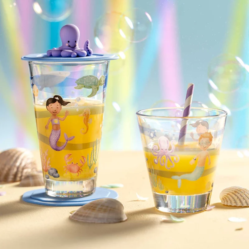 Trinkset BAMBINI AVVENTURA 3-teilig 215 ml Meer