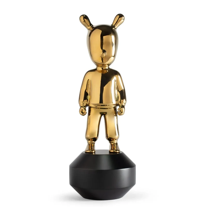 Deko Skulptur THE GUEST - Metallic in versch. Farben small