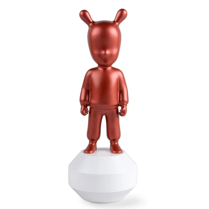 Deko Skulptur THE GUEST - Metallic in versch. Farben small