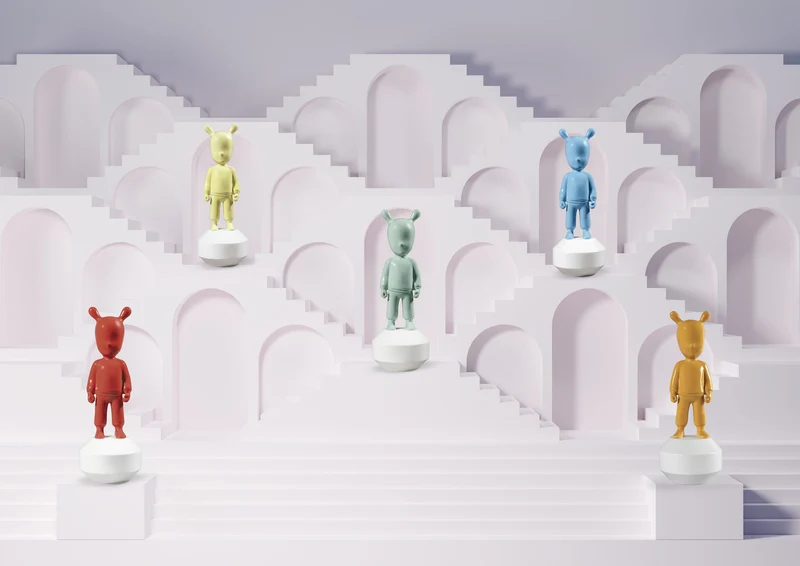 Deko Skulptur THE GUEST - in versch. Farben small