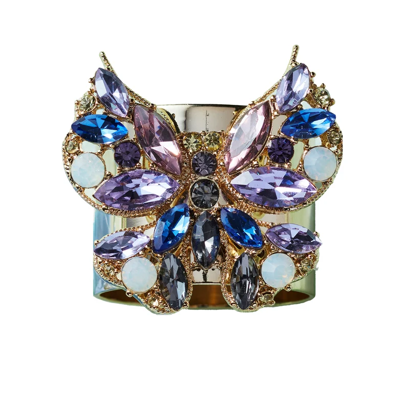Serviettenringe "Butterfly" – 2er-Set in Blau
