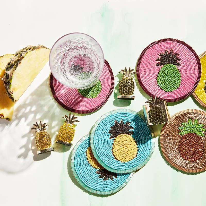 Untersetzer "Pineapple" – 4er-Set