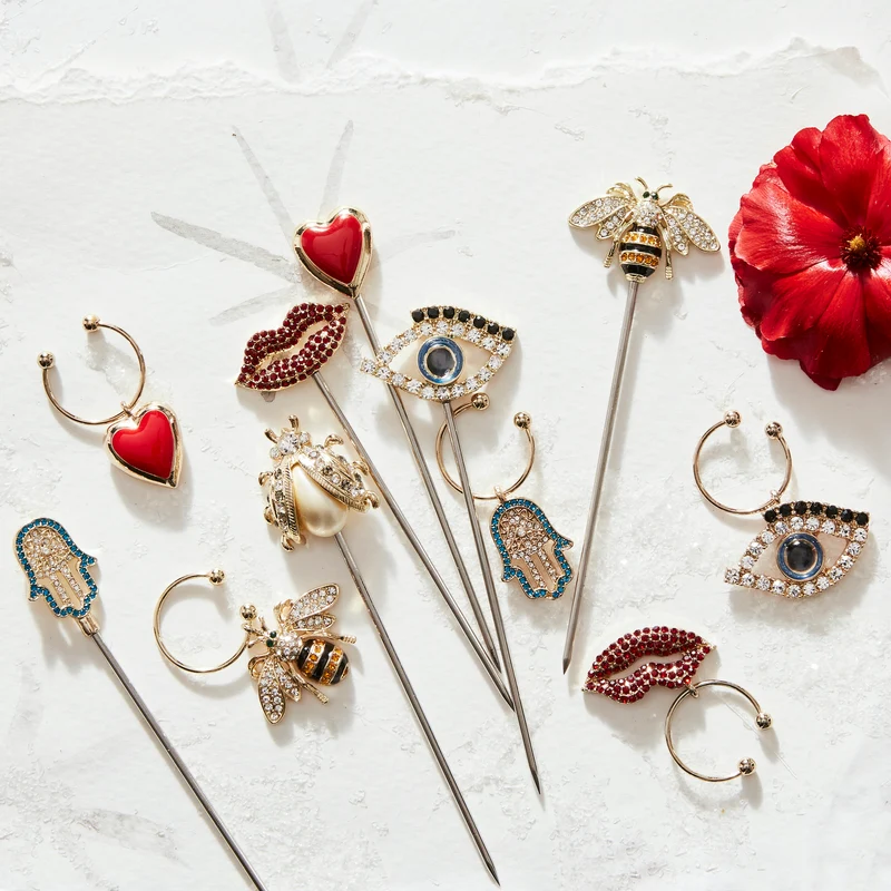 Cocktailspieße "Lucky Charm" – 6er-Set