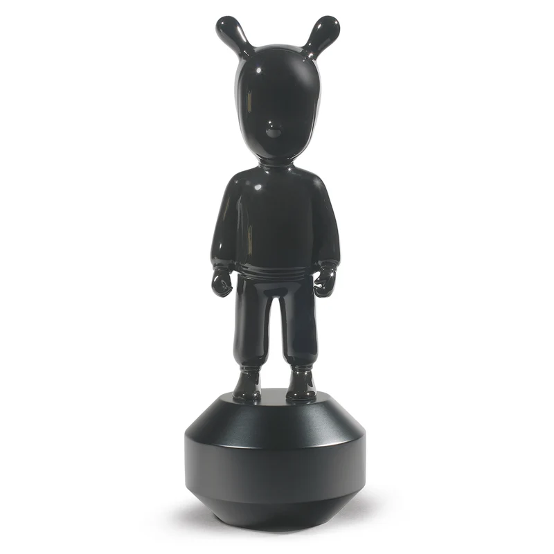 Deko Skulptur THE GUEST - in Schwarz u. Weiß small