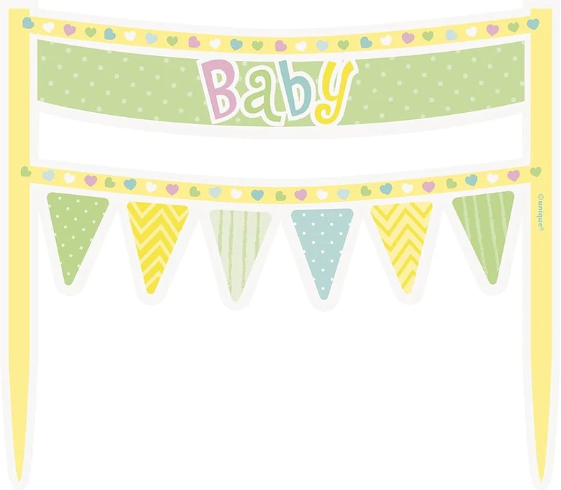 Tortendeko Banner Baby Polka Dots