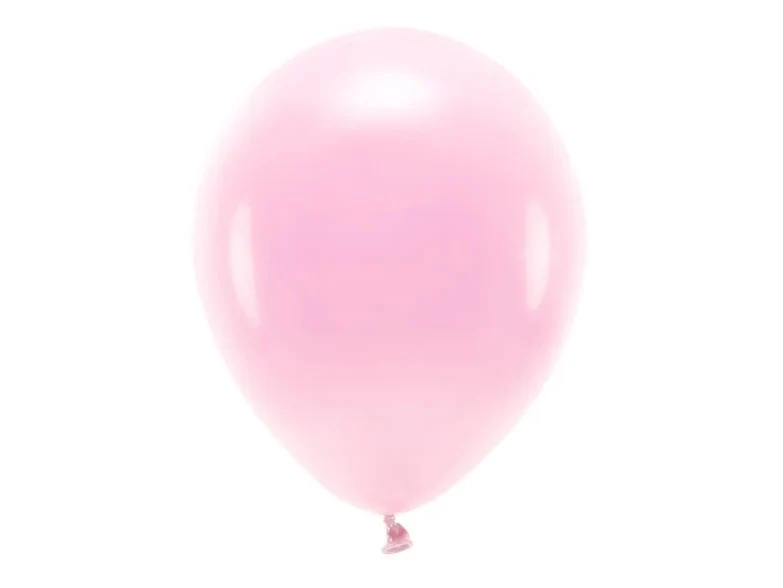 10x Luftballons pastell-rosa Partyballons ca. 30 cm Natural-Latexballons