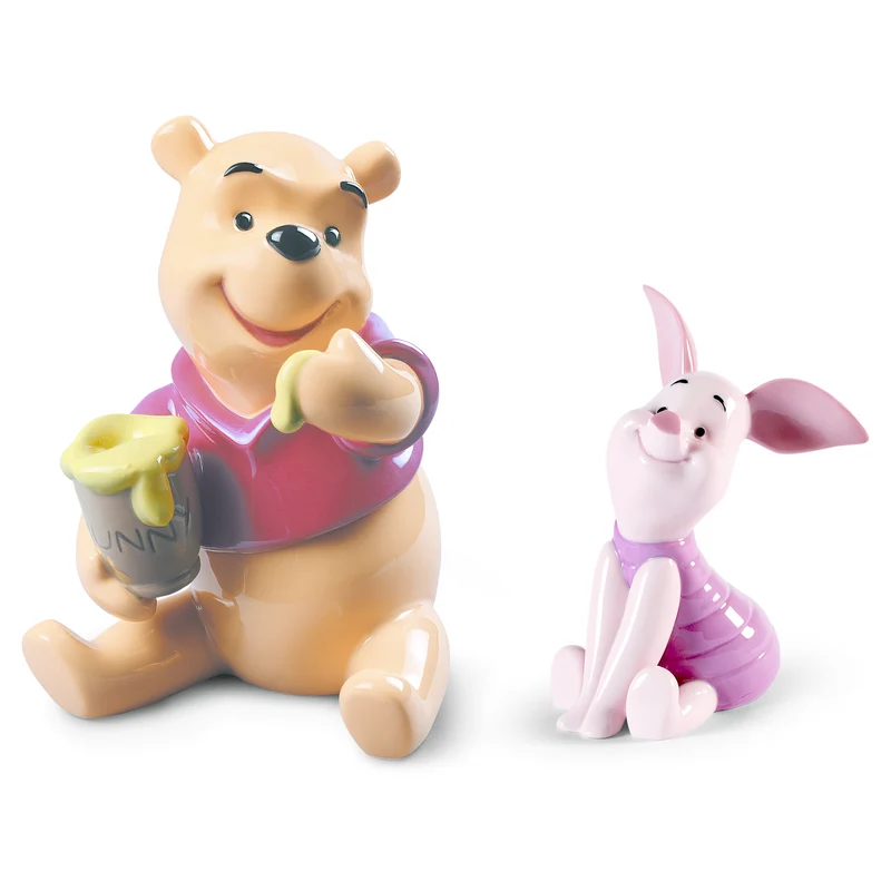 Figuren Set WINNIE und PIGLET aus Porzellan