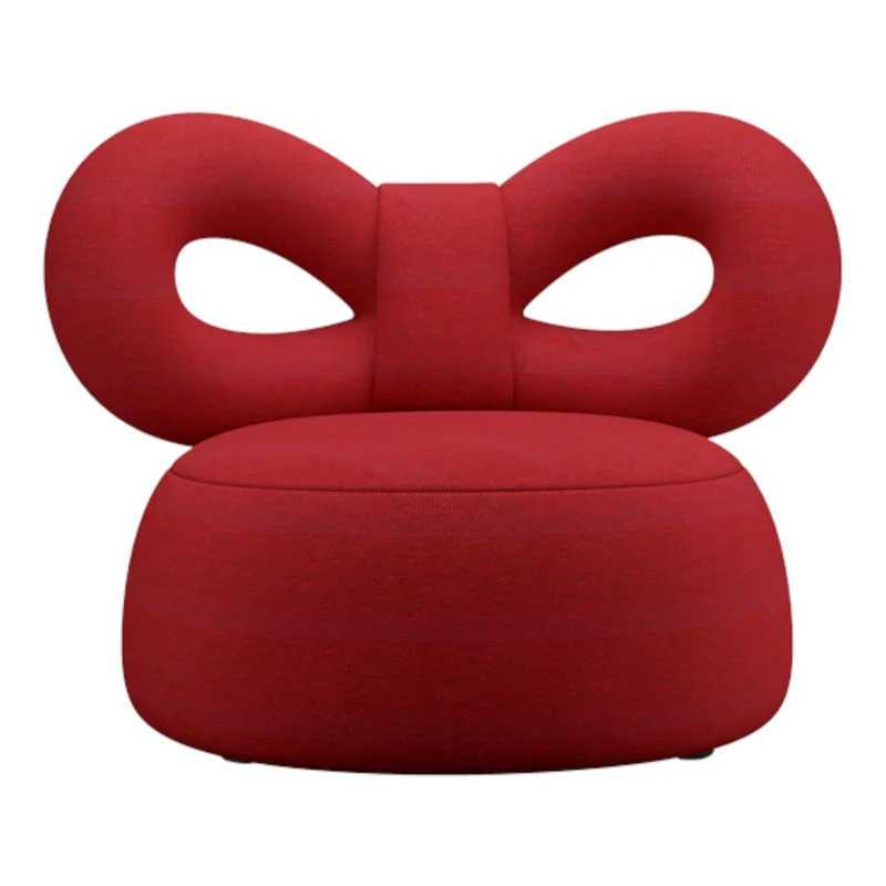 Loungesessel RIBBON Fabric A rot
