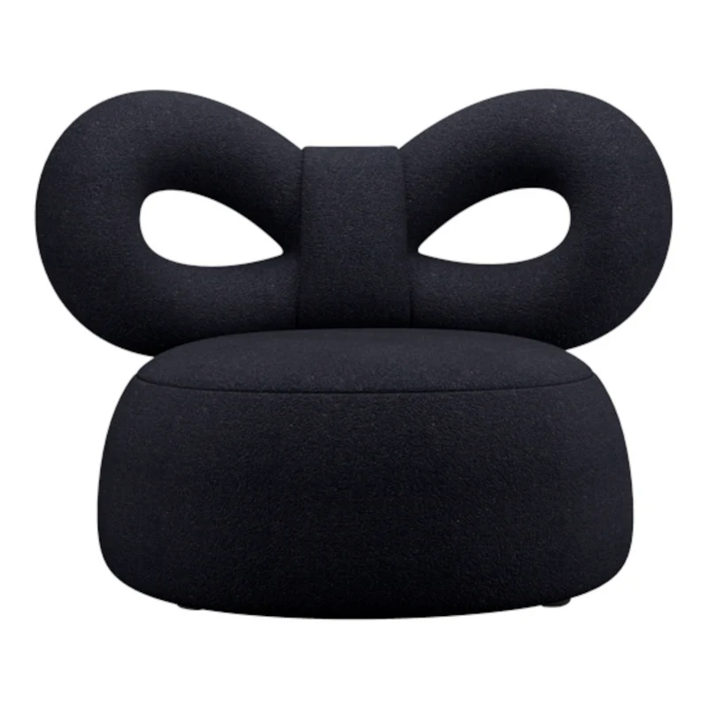 Loungesessel RIBBON Fabric B blau/schwarz