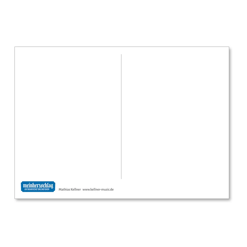 Postkarte "Gib ned auf!"