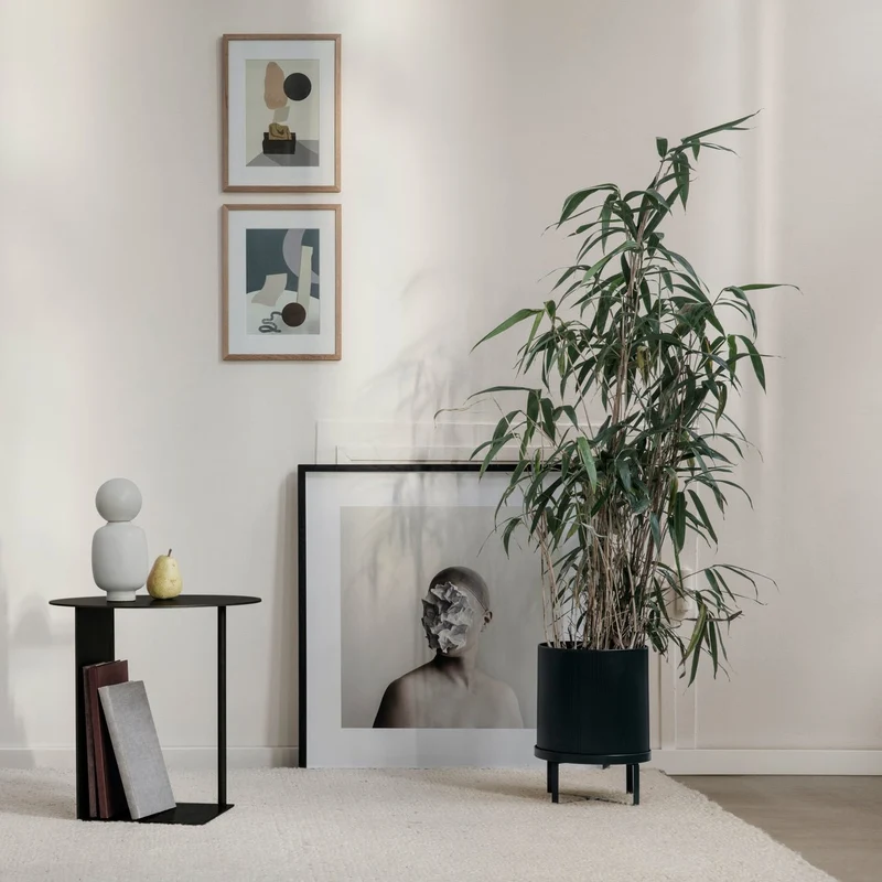 Bau Pot small Blumentopf schwarz - ferm Living