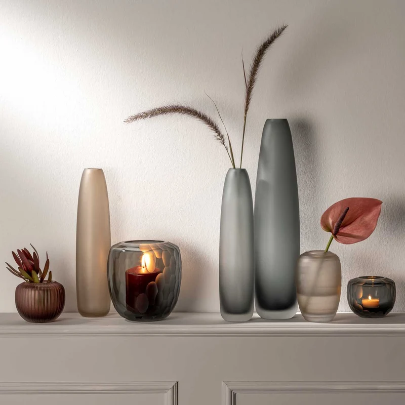 Vase BELLAGIO 16 cm beige