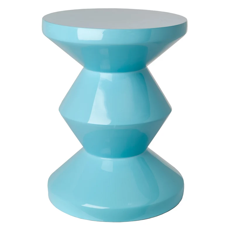 Hocker ZIG ZAG hellblau