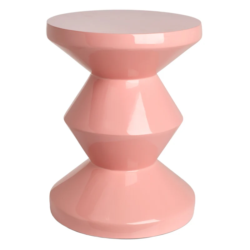 Hocker ZIG ZAG pink