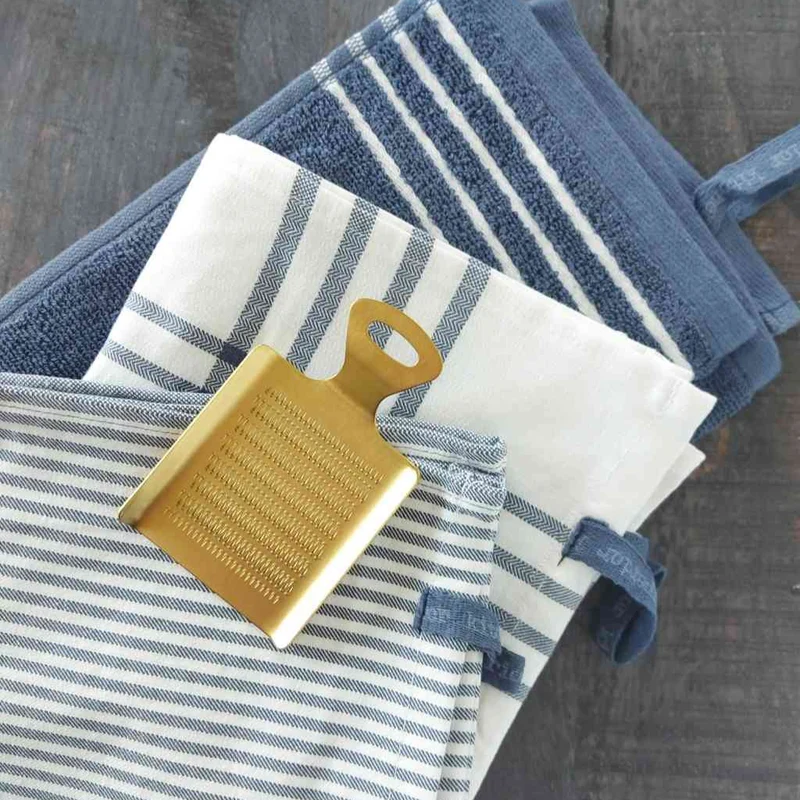 Küchentücher 3er Set SUPERIOR KITCHEN blau Geschirrtuch Handtuch Gläsertuch