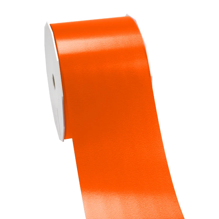 Geschenkband Polyband 90mm/91m Orange