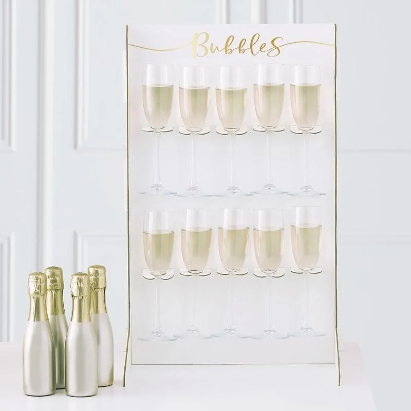 Deko Wandhalter für Prosecco Gläser