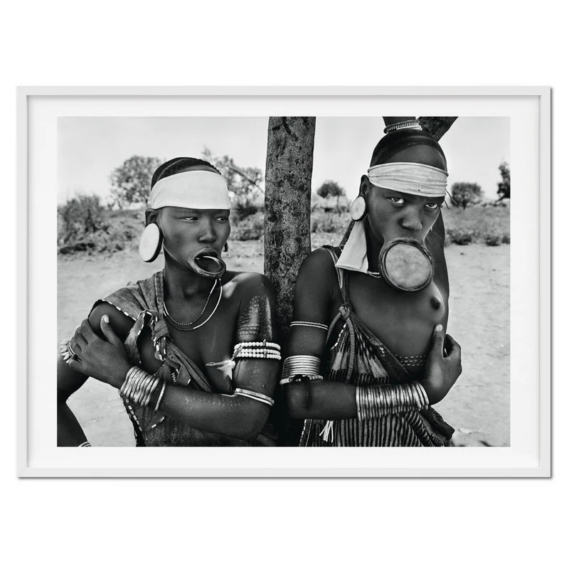 Sebastião Salgado. Genesis Art Edition No. 1–100 ‘Two Mursi Women, Omo Valley, Ethiopia’