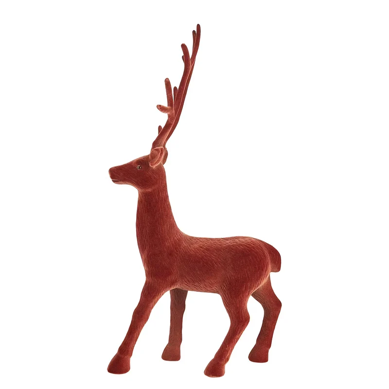 X-MAS Deko-Hirsch beflockt