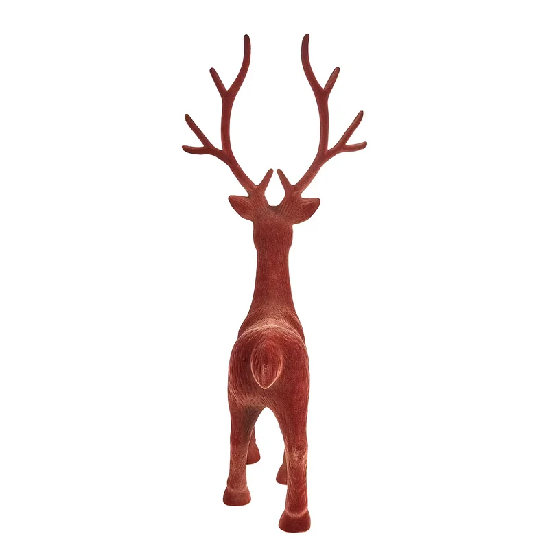 X-MAS Deko-Hirsch beflockt