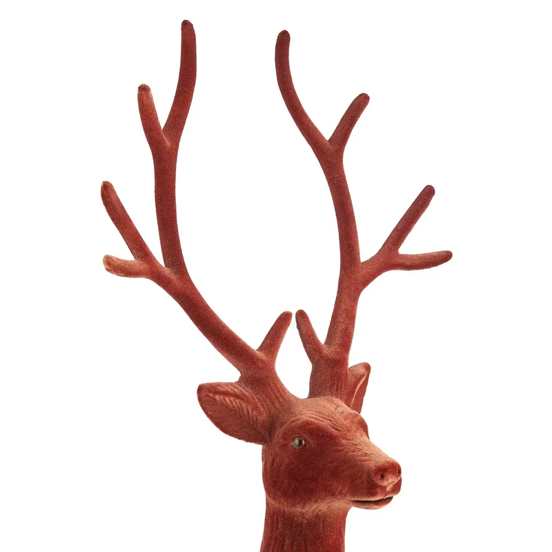 X-MAS Deko-Hirsch beflockt