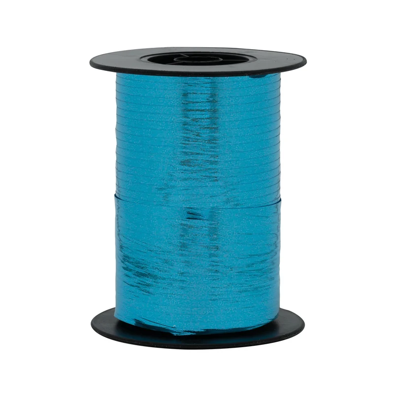 Geschenkband Polyband 5mm/250m Metallic Aqua