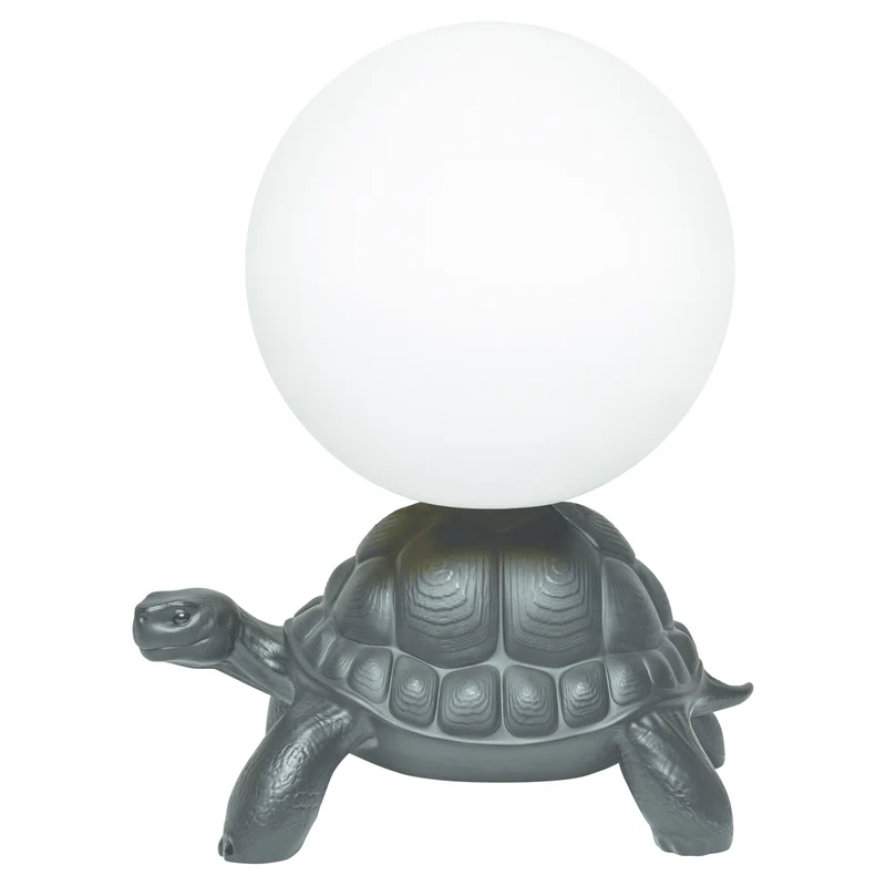 LED-Bodenleuchte TURTLE CARRY in schwarz, Höhe 73 cm