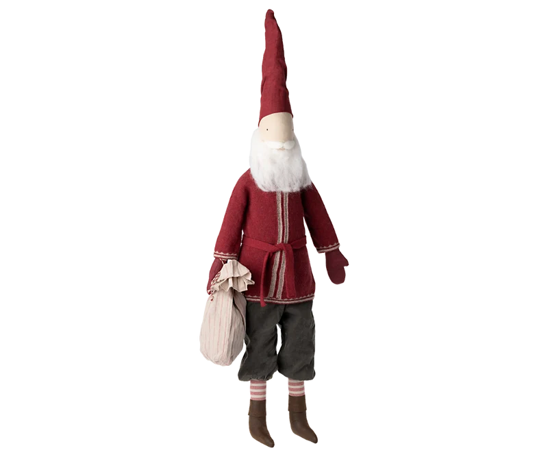 Maileg Weihnachtsmann XL SANTA ca. 110 cm Stoffpuppe Adventsdekoration Nikolaus
