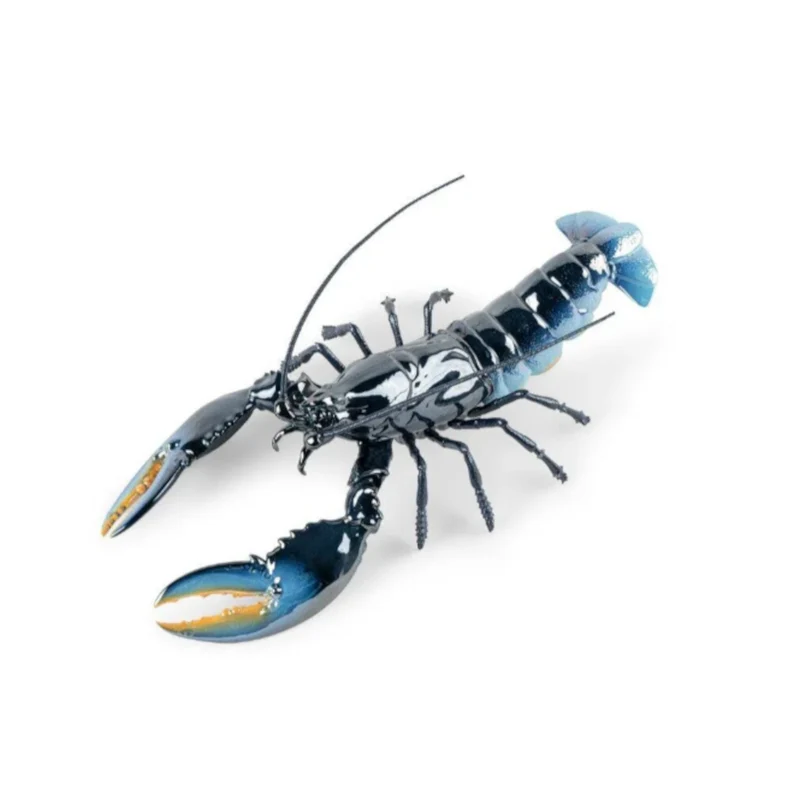 Figur LOBSTER SCULPTURE BLUE aus Porzellan