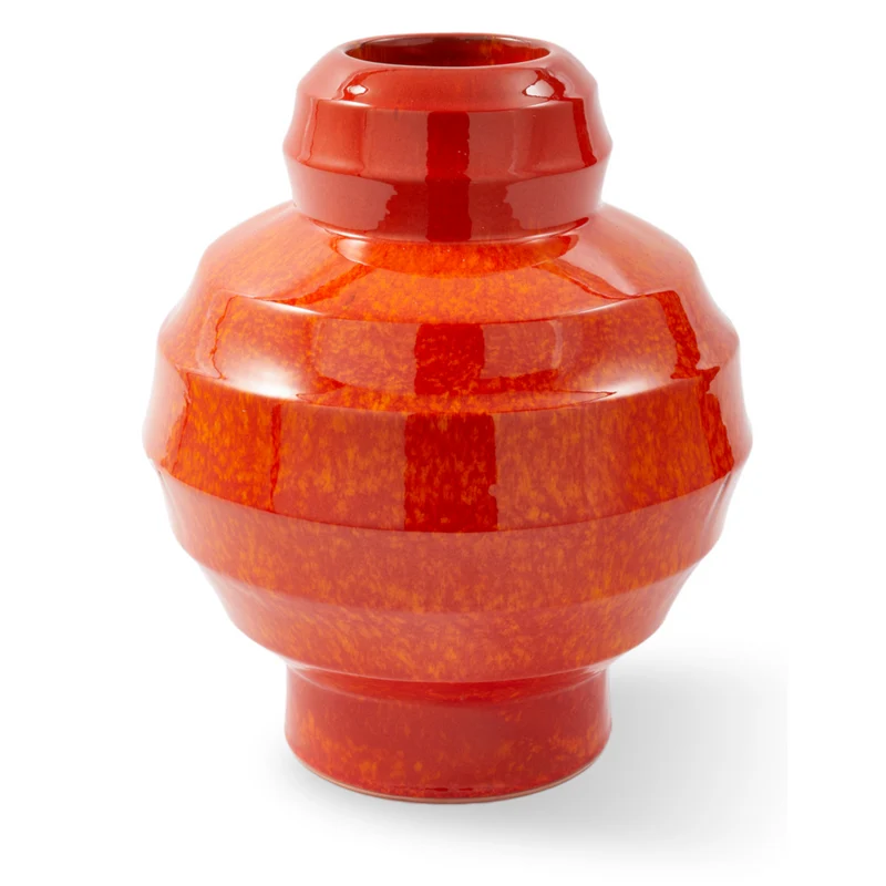 Vase SUMO orange Ø34,5xH41,5 cm