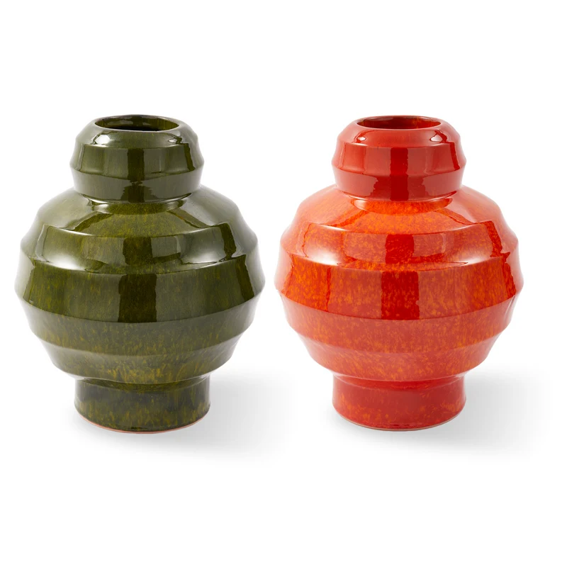 Vase SUMO orange Ø34,5xH41,5 cm