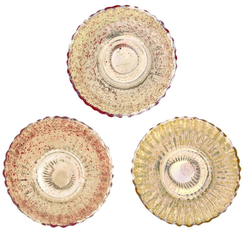 Pip Studio Teelichthalter Glas 3er Set medium