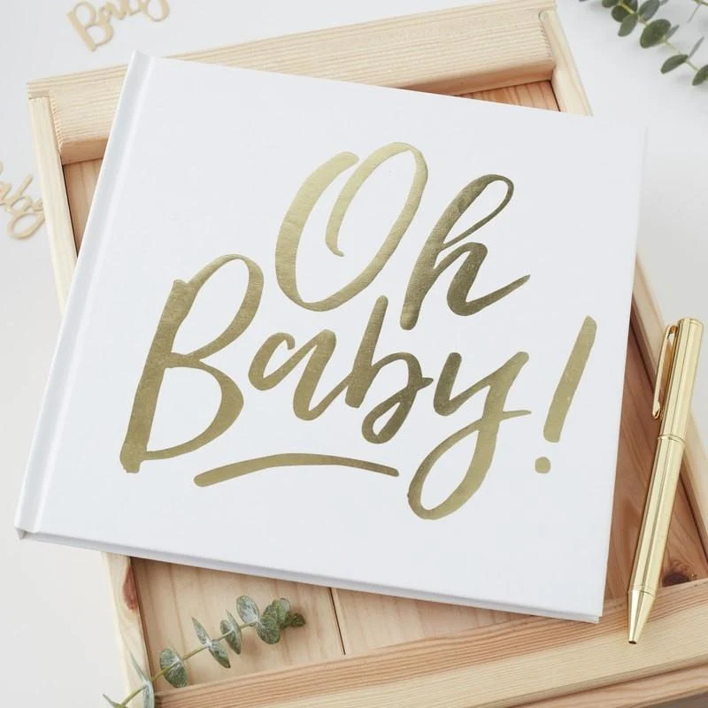 Gästebuch Babyparty Oh Baby