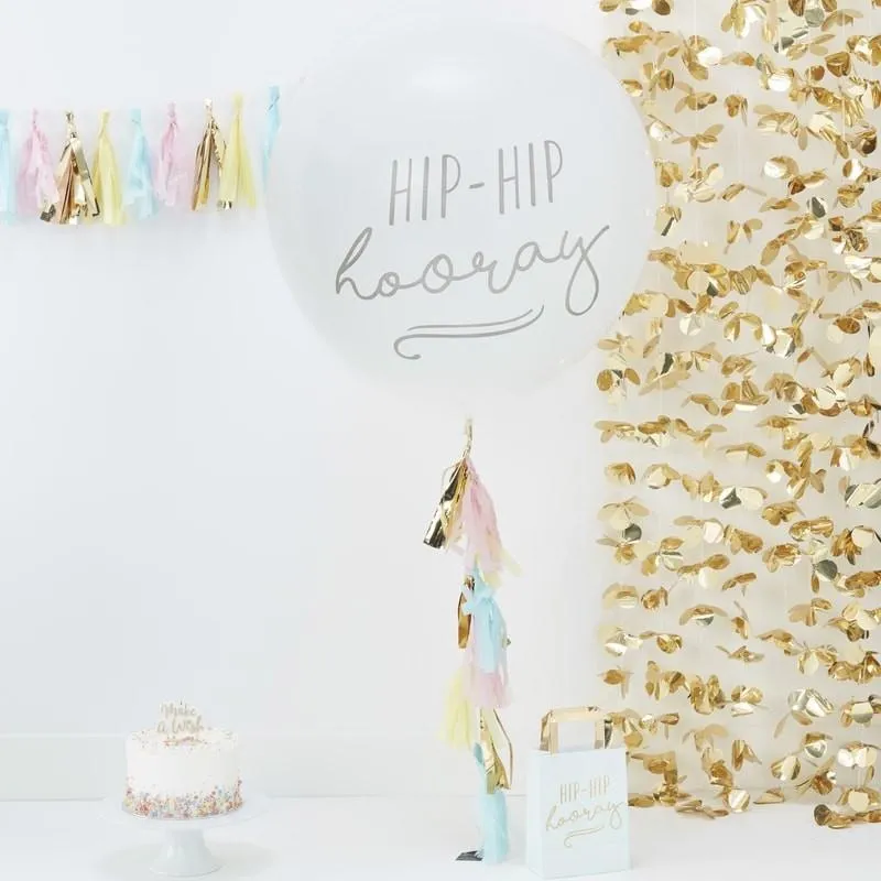 XXL Tassel Luftballon HIP-HIP hooray