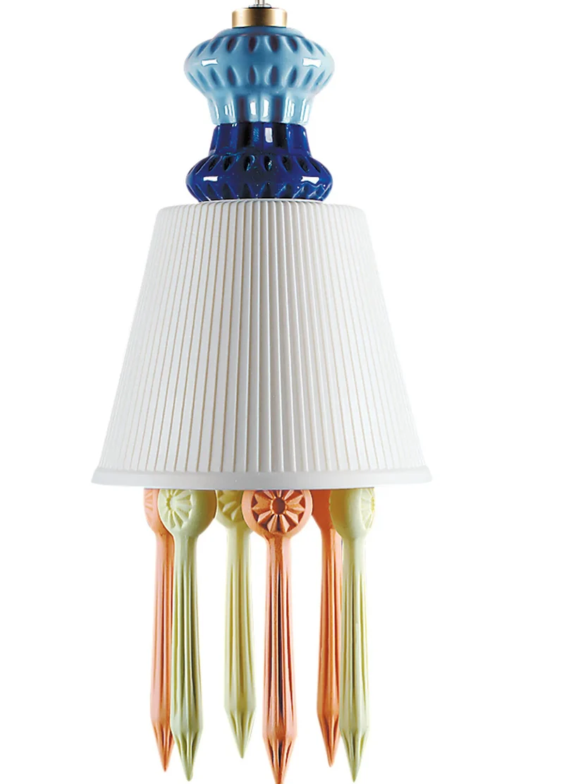 Hängeleuchte BELLE DE NUIT mit Tränen in Multicolor