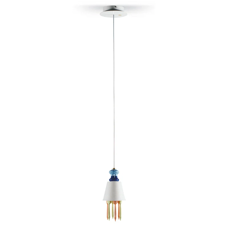 Hängeleuchte BELLE DE NUIT mit Tränen in Multicolor