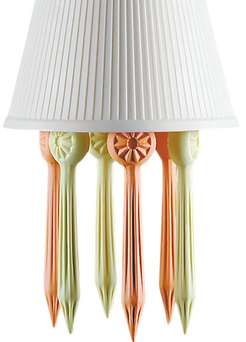 Hängeleuchte BELLE DE NUIT mit Tränen in Multicolor