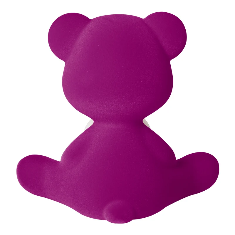LED-Tischleuchte TEDDY GIRL VELVET violett