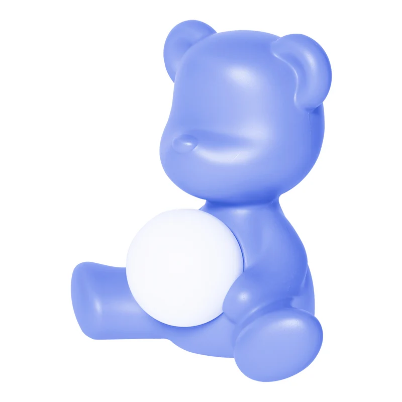 LED-Tischleuchte TEDDY GIRL hellblau