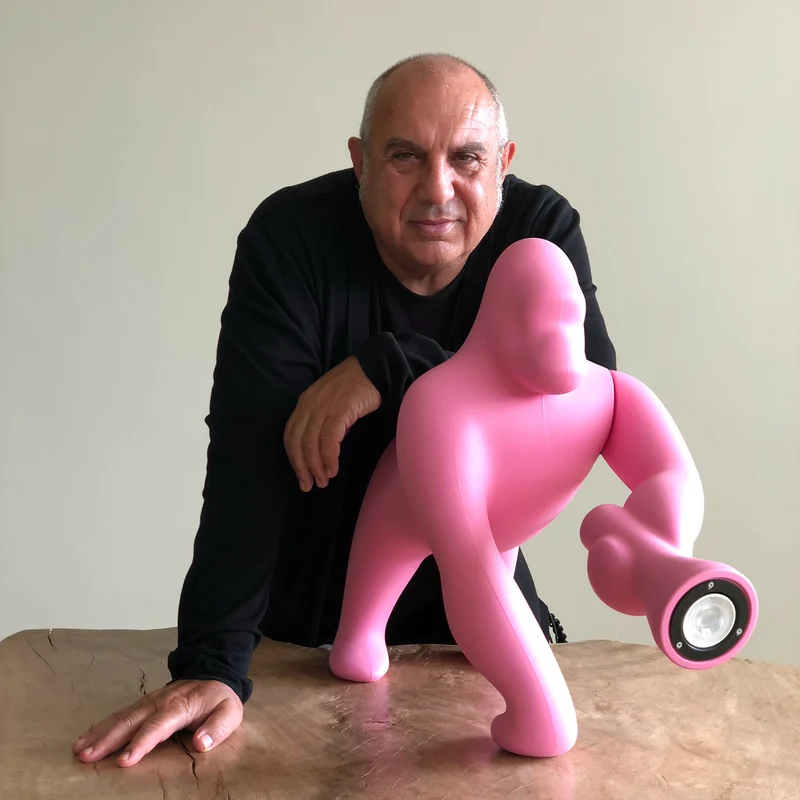 Tischleuchte KONG XS bright pink
