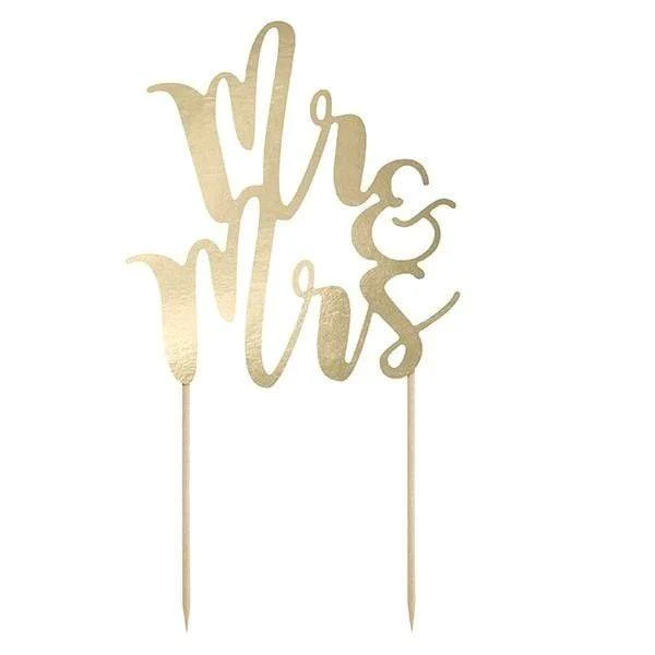 Tortenstecker Mr & Mrs