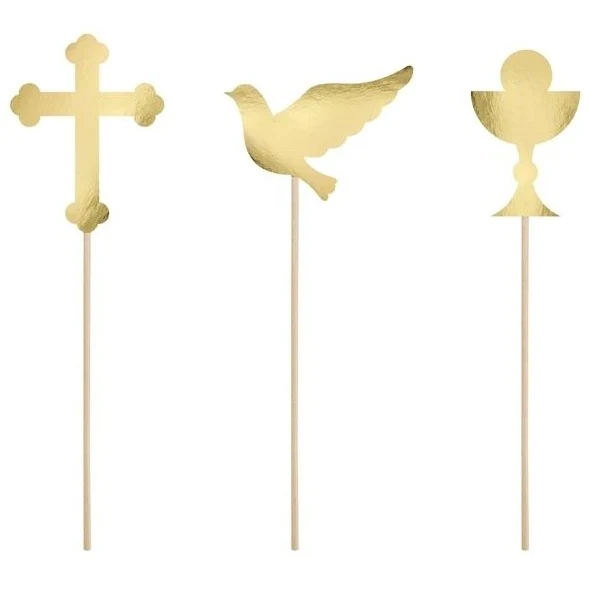 Tortenstecker Kommunion ( 6 Stück)