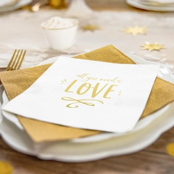 Servietten all you need is love (20 Stück)