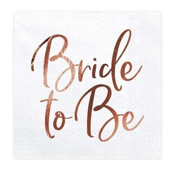 Servietten Bride to be (20 Stück)